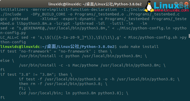 Ubuntu 18.04安装Python 3.8.0 alpha 2 教程