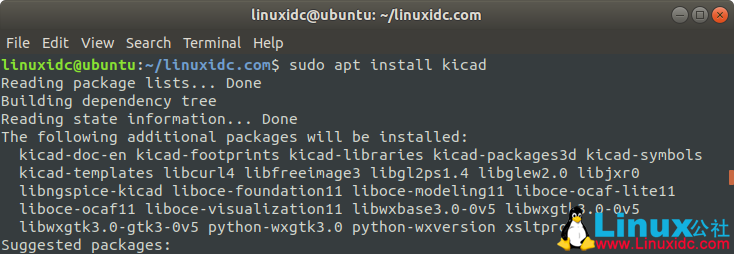 Ubuntu 18.04安装PCB设计软件KiCad 5.0.2稳定版本