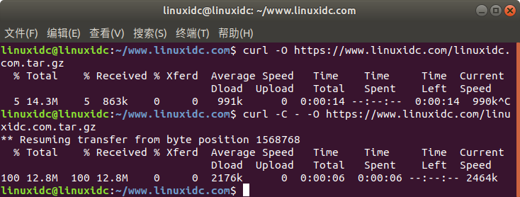 在Linux中使用curl命令参数详解