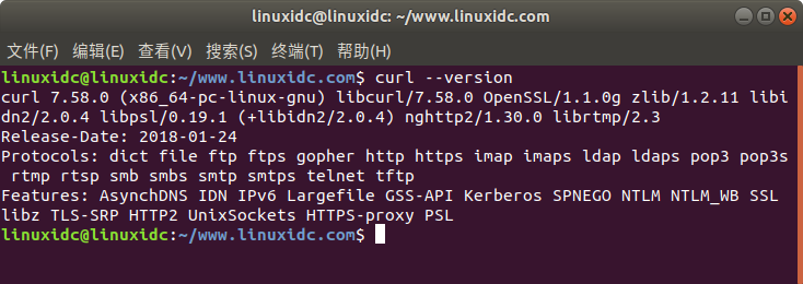 在Linux中使用curl命令参数详解