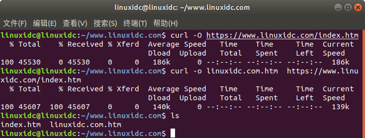 在Linux中使用curl命令参数详解