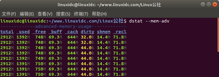 使用dstat检查Linux系统性能