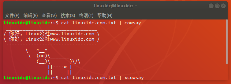 好玩的Linux终端命令：cowsay 和 xcowsay