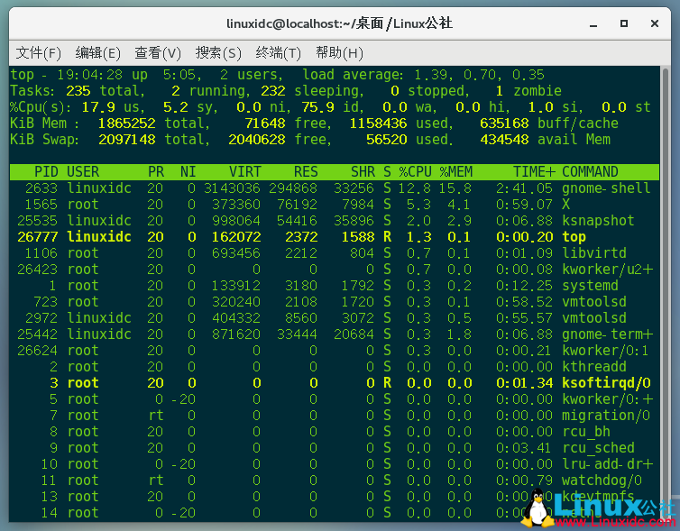 在Linux中检查可用内存的5种方法