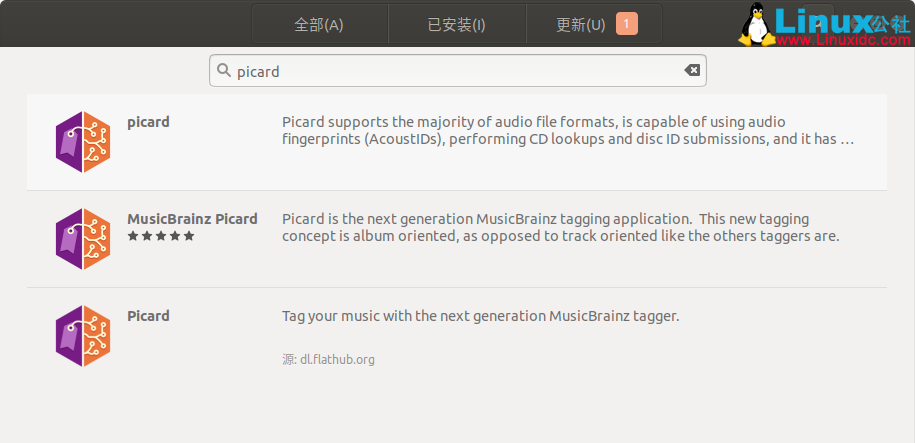 MusicBrainz Picard 2.0.4可通过Snap安装