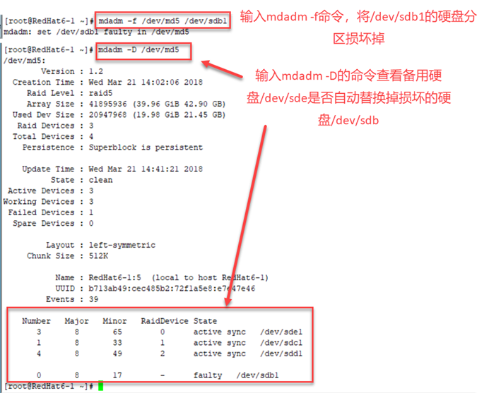 Linux系统常用磁盘阵列RAID5