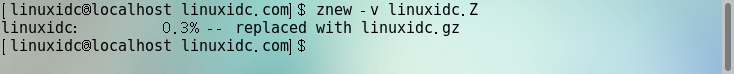 Linux znew初学者命令实例教程