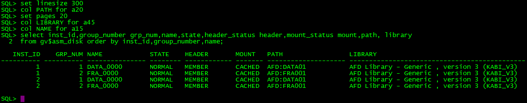 Migrating from Oracle ASMLIB to ASM Filter Driver