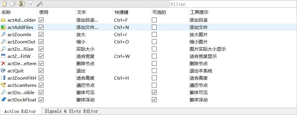 设计的 Action