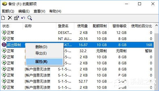 Win10如何设置磁盘配额？