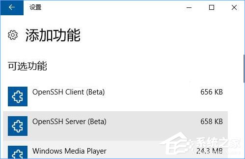 Win10内置的OpenSSH怎么安装？