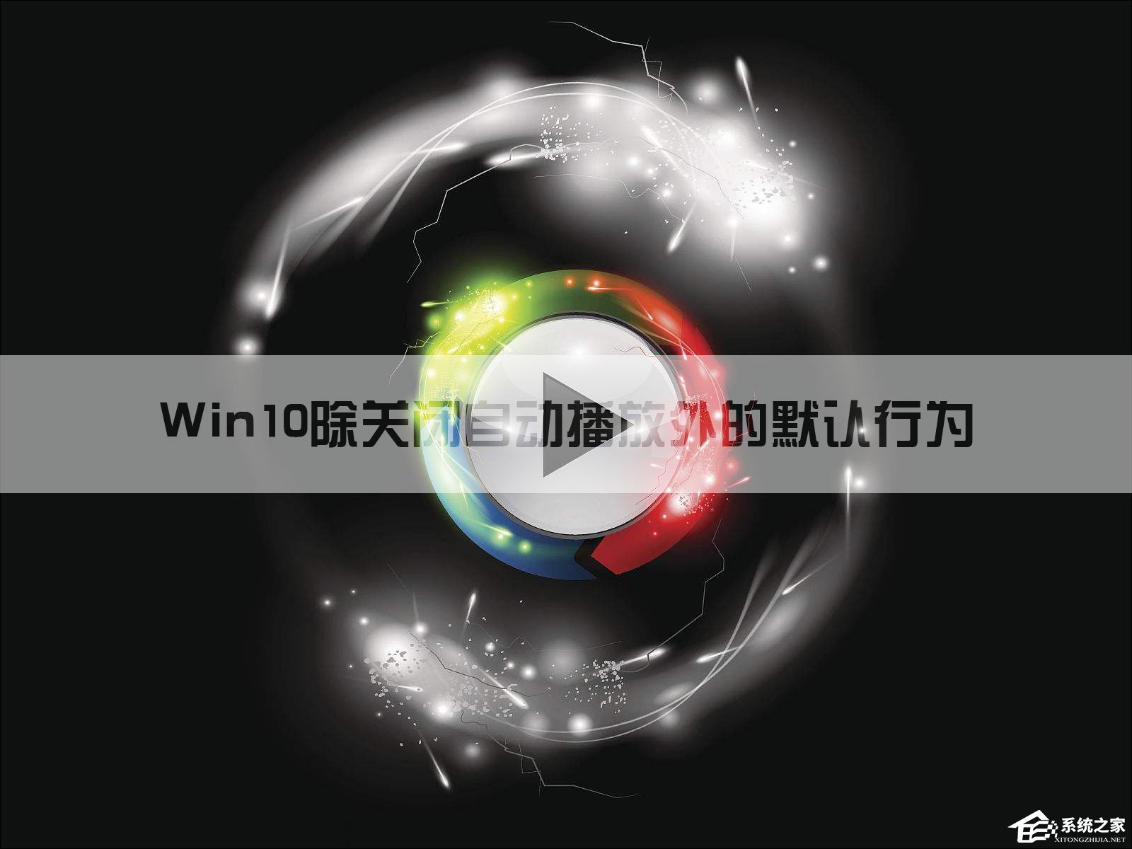 Win10除关闭自动播放外的默认行为