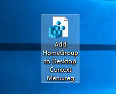 Win10桌面右键菜单如何添加家庭组？