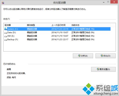 Win8.1磁盘整理在哪里？Win8.1系统使用磁盘整理的方法