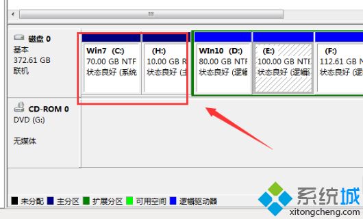 win7怎么把硬盘合并在一起？教你合并win7硬盘分区的方法