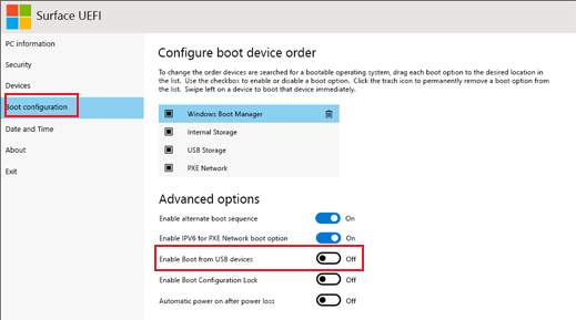 微软surface go进bios