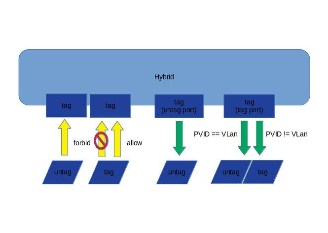 VLan与交换机端口模式Access/Trunk/Hybrid