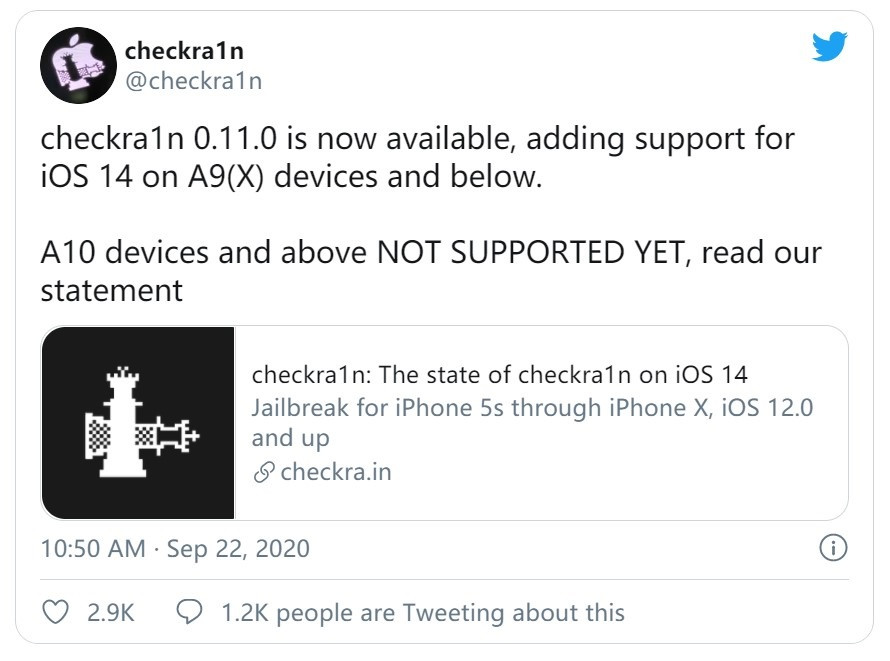iOS 14 可以越狱了吗？支持哪些设备？