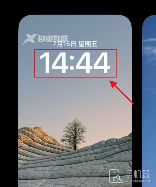 iPhone13mini怎么设置锁屏时间颜色插图3