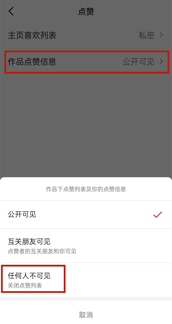 抖音怎么隐藏获赞量？抖音隐藏获赞量教程截图