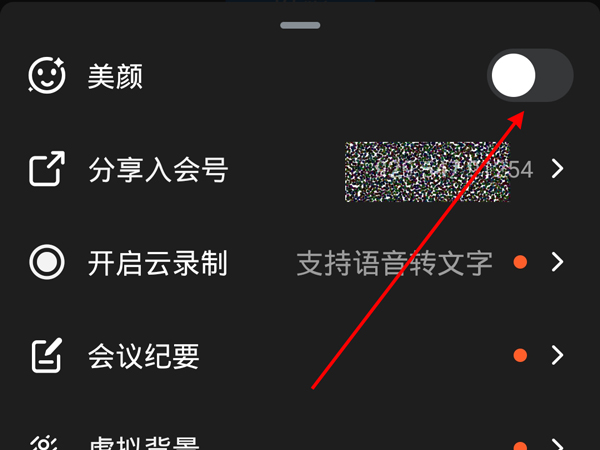 钉钉美颜如何调节？钉钉美颜调节方法截图
