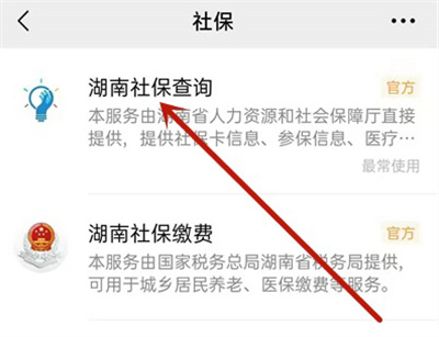 微信怎么查询参保信息?微信查询参保信息的方法截图