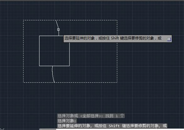 AutoCAD延伸图形的方法