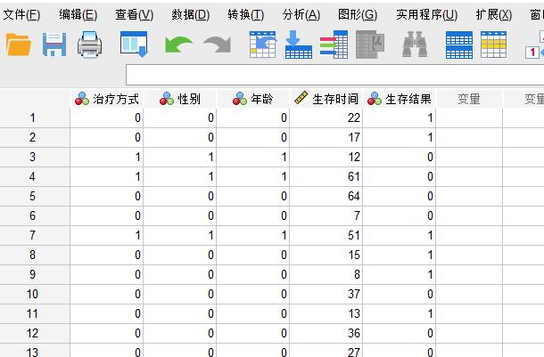 怎么使用SPSS的Cox回归模型探索多因素