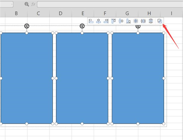 Excel中制作多栏画方法