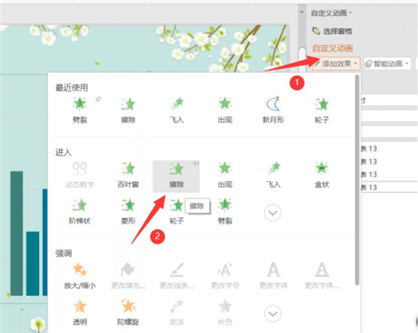 如何使用PPT制作动态图表