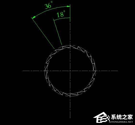 AutoCAD画锯齿盘图纸