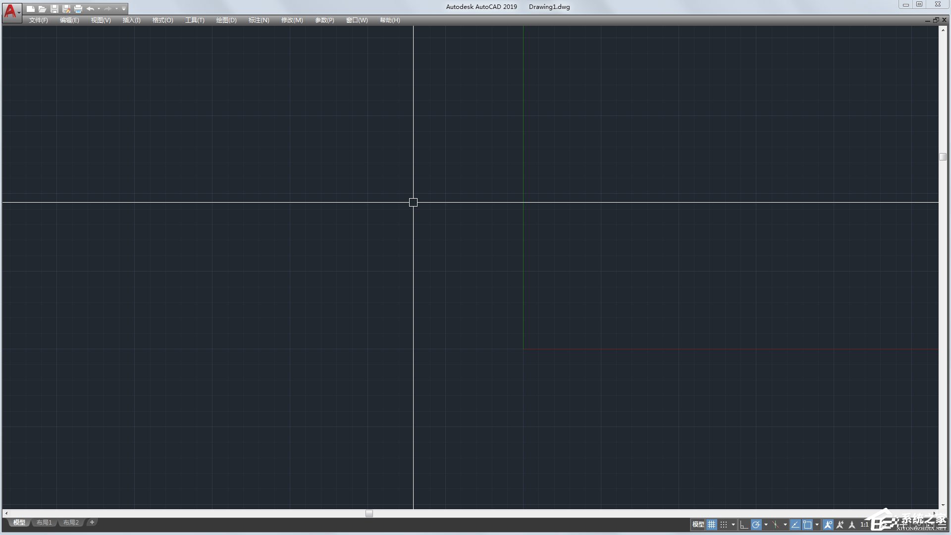 AutoCAD2019全屏显示的方法