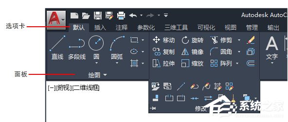 AutoCAD2019工作界面