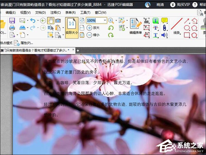 迅捷PDF编辑器给PDF文件添加背景的方法