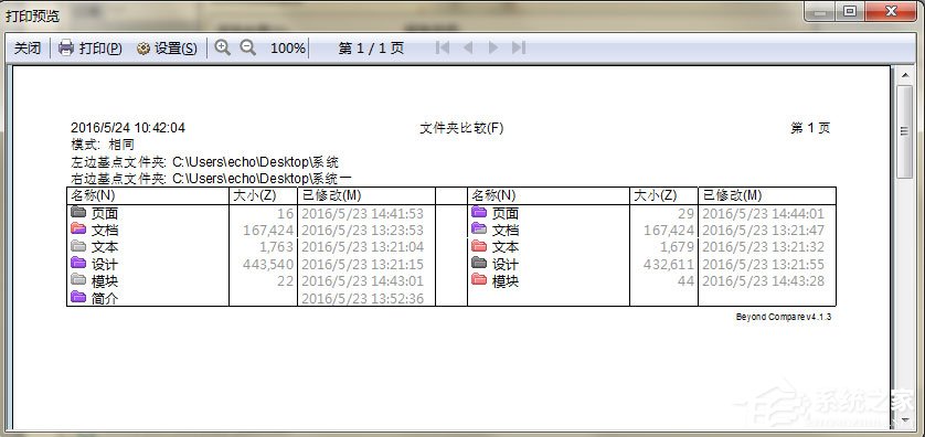 Beyond Compare怎么生成比较报告？