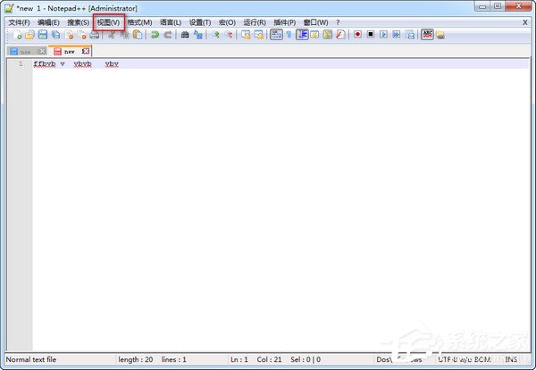 notepad++如何换行？