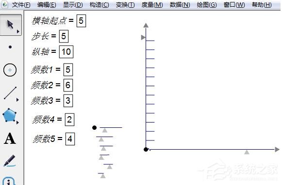 利用几何画板制作频率分布直方图的方法