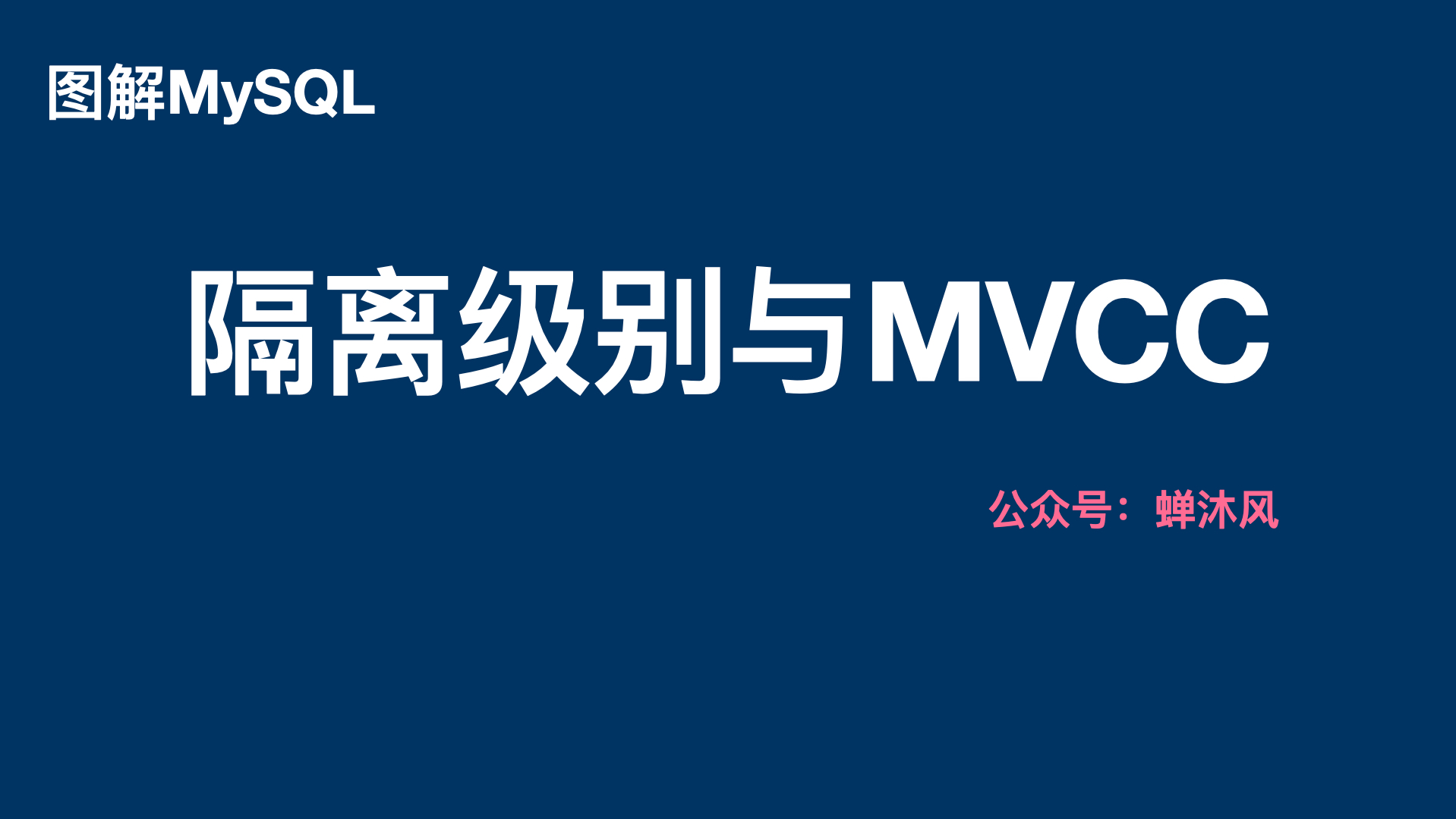 事务的隔离级别与MVCC