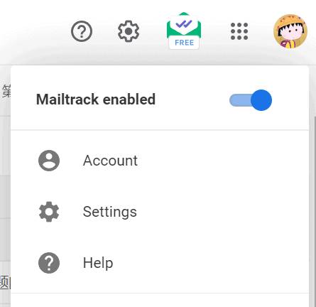 Mailtrack enabled 