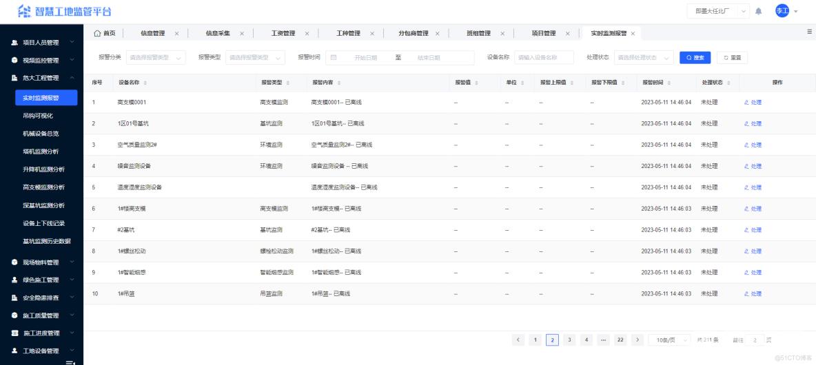 Spring Cloud工程项目数字化管理云平台源码，PC端（监管平台、项目管理平台）、H5移动端、数据大屏端_视频监控_11