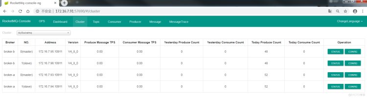 RocketMQ集群NameServer高可用测试_rocketmq-console_03