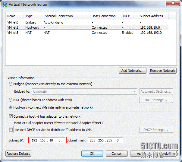 VMware workstation -- 实验环境搭建系列(三) 使用Host-Only方式组建虚拟局域网_Vmware Workstation L_03