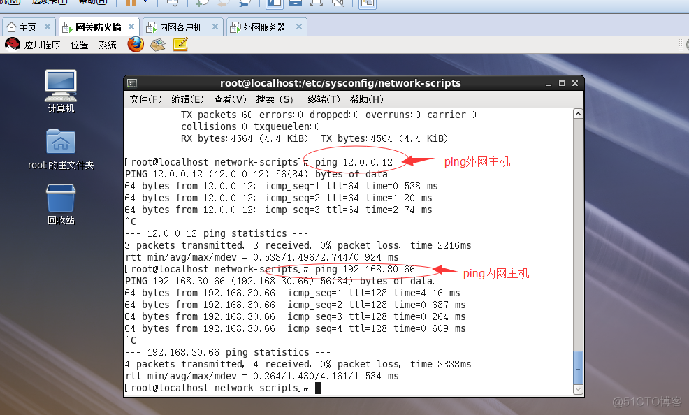 Linux防火墙基础知识及应用；设置SNAT策略，局域网共享上网；DNAT策略，发布内部服务器_iptables_24