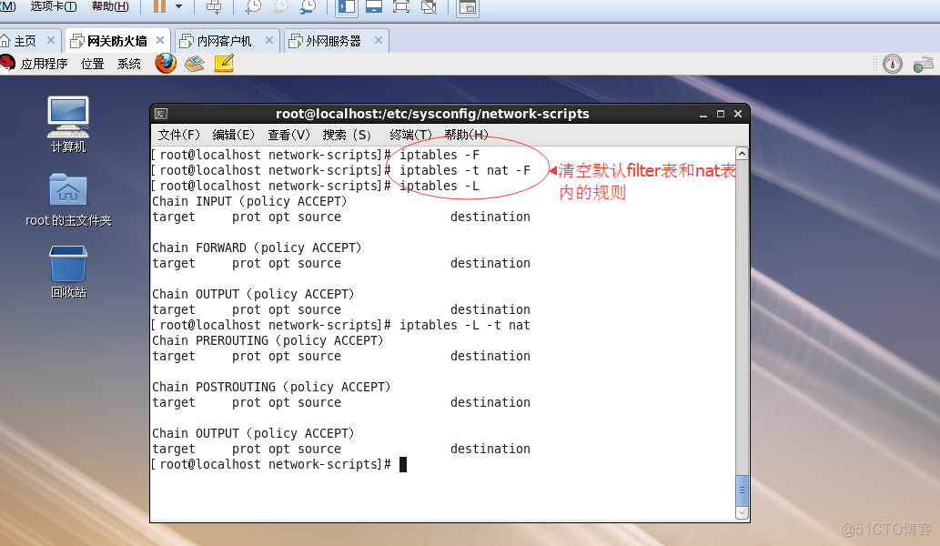 Linux防火墙基础知识及应用；设置SNAT策略，局域网共享上网；DNAT策略，发布内部服务器_应用 _35