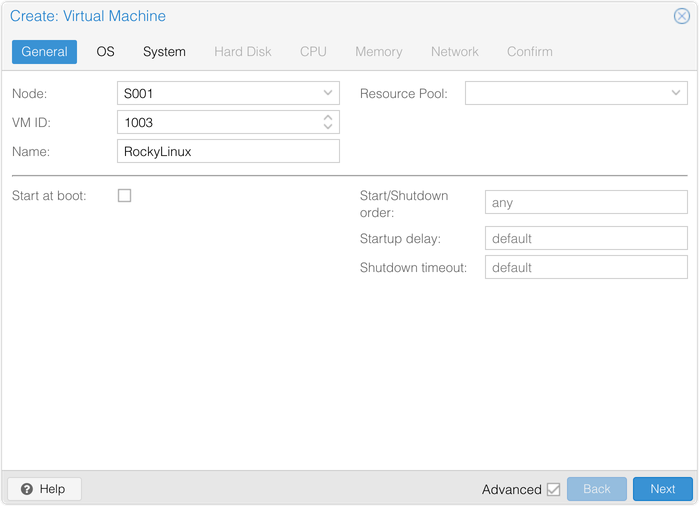 在Proxmox VE上安装与配置Rocky Linux 8.3 RC1