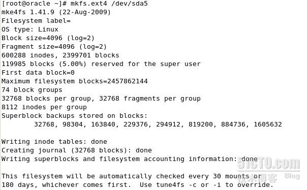 让RHEL5.8支持ext4文件系统_linux_05