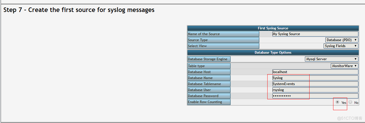 Rsyslog+Mysql+LogAnalyzer收集华为交换机日志