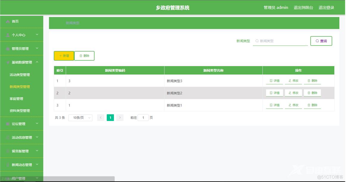 基于SpringBoot的乡政府管理系统_SpringBoot_03