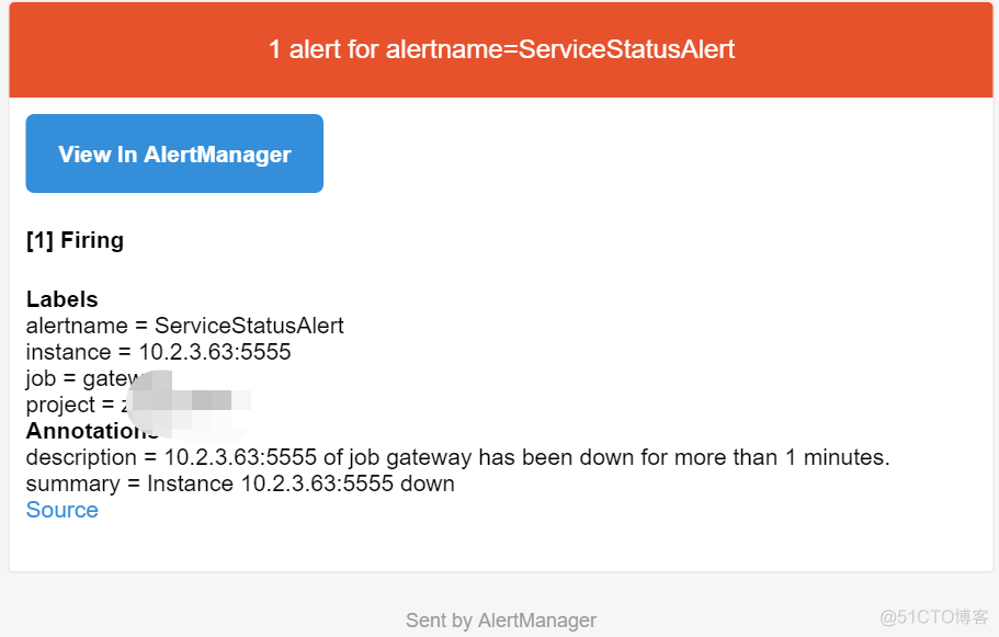 Prometheus配合Alertmanager报警系统