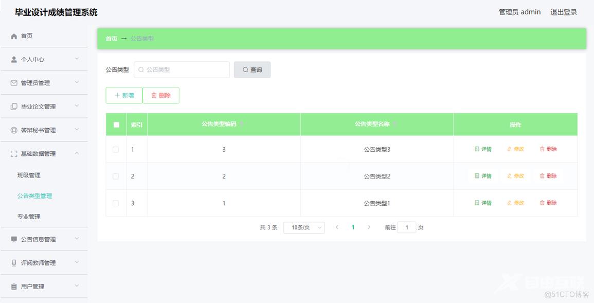 基于springboot毕业设计成绩管理系统的设计与实现_管理系统_03